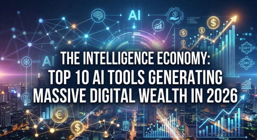 The Intelligence Economy: Top 10 AI Tools Generating Massive Digital Wealth in 2026