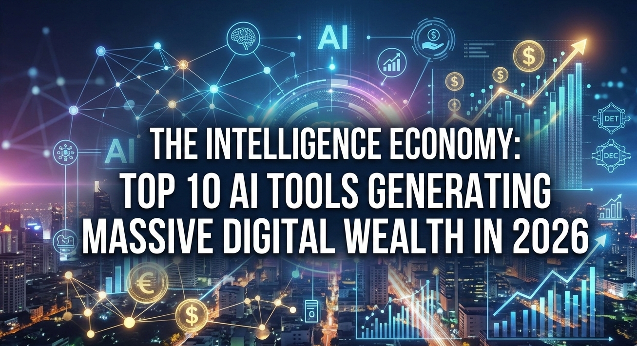 The Intelligence Economy: Top 10 AI Tools Generating Massive Digital Wealth in 2026