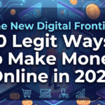 create banner of blogg but use this title "The New Digital Frontier: 10 Legit Ways to Make Money Online in 2026"